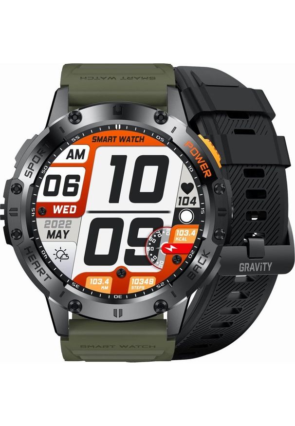 Smartwatch Gravity Zegarek męski SMARTWATCH GRAVITY GT22-5. Rodzaj zegarka: smartwatch