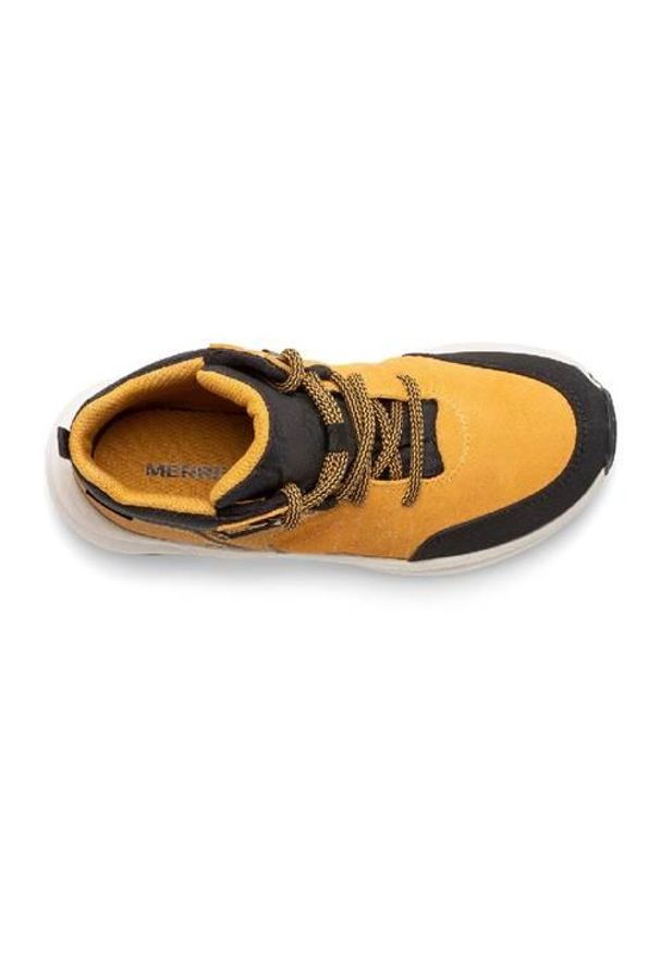 Buty do chodzenia dla dzieci Merrell Greylock. Zapięcie: sznurówki. Kolor: wielokolorowy. Materiał: materiał, skóra, syntetyk. Szerokość cholewki: normalna. Sport: turystyka piesza