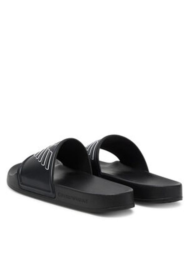 Emporio Armani Klapki XVPS11 XR273 K485 Czarny. Kolor: czarny