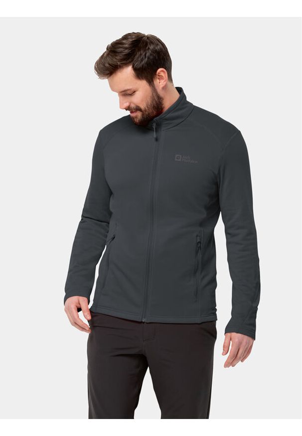 Jack Wolfskin Bluza techniczna Kolbenberg Fz 1710521 Czarny Regular Fit. Kolor: czarny. Materiał: syntetyk