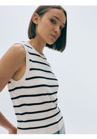 Reserved - Top z wiskozą - wielobarwny. Materiał: wiskoza #1