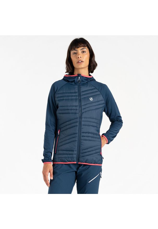 DARE 2B - Altimeter damska kurtka hybrydowa. Kolor: niebieski. Materiał: softshell. Sport: turystyka piesza