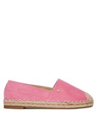 DeeZee Espadryle Q124-1 Różowy. Kolor: różowy. Materiał: materiał