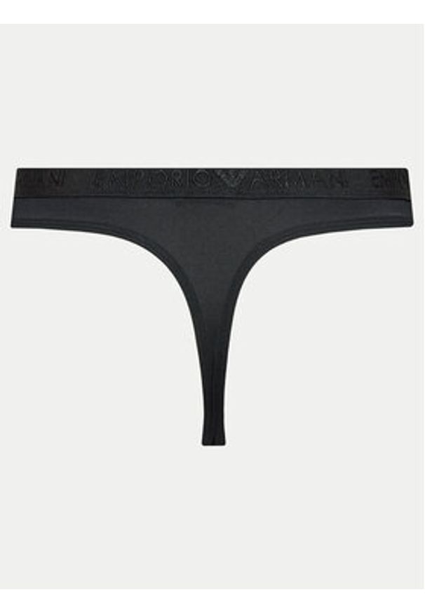 Emporio Armani Underwear Komplet 2 par stringów 163333 4R235 00020 Czarny. Kolor: czarny. Materiał: syntetyk