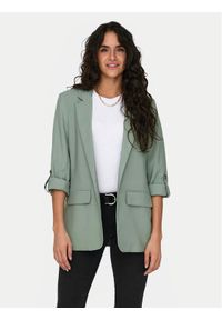only - ONLY Marynarka Aris 15310839 Zielony Loose Fit. Kolor: zielony. Materiał: wiskoza