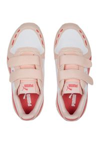 Buty sportowe dla dzieci Puma CABANA na rzep. Zapięcie: rzepy. Kolor: czerwony, biały, różowy, wielokolorowy. Materiał: tkanina, materiał, syntetyk, guma. Sport: turystyka piesza #2