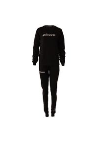 Damski dres Givova 104, polar z cekinami, rozmiar S. Kolor: czarny. Materiał: polar, dresówka #1