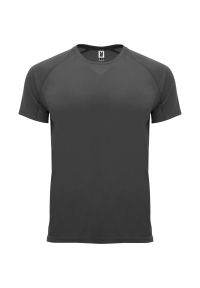 ROLY - T-shirt Dziecięca Sportowy Bahrain. Kolor: szary, niebieski, wielokolorowy. Sport: turystyka piesza