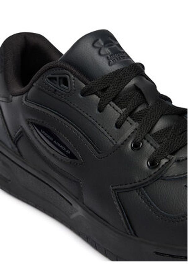 Under Armour Sneakersy UA Flex 6007037 002 Czarny. Kolor: czarny. Materiał: skóra