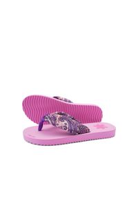 Flip*Flop - Japonki basenowe damskie Flip Flop Tube Paisley. Kolor: różowy. Wzór: paisley. Sezon: lato