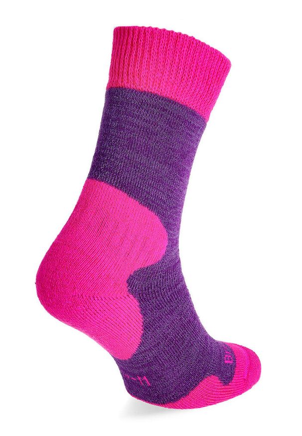 BRIDGEDALE - Skarpety trekkingowe damskie Bridgedale Heavyweight Merino Comfort. Kolor: fioletowy