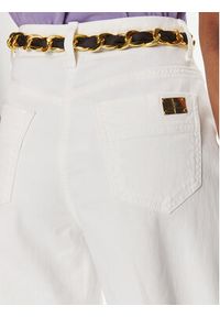 Elisabetta Franchi Jeansy PJ-42D-41E2-003693 Biały Relaxed Fit. Kolor: biały #3