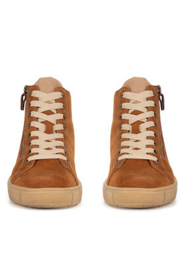 Remonte Trzewiki D1T70-22 Brązowy. Kolor: brązowy. Materiał: skóra, zamsz