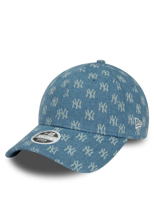 New Era Czapka z daszkiem Wmns Denim Mono 940 Nyy 60434988 Niebieski. Kolor: niebieski. Materiał: materiał