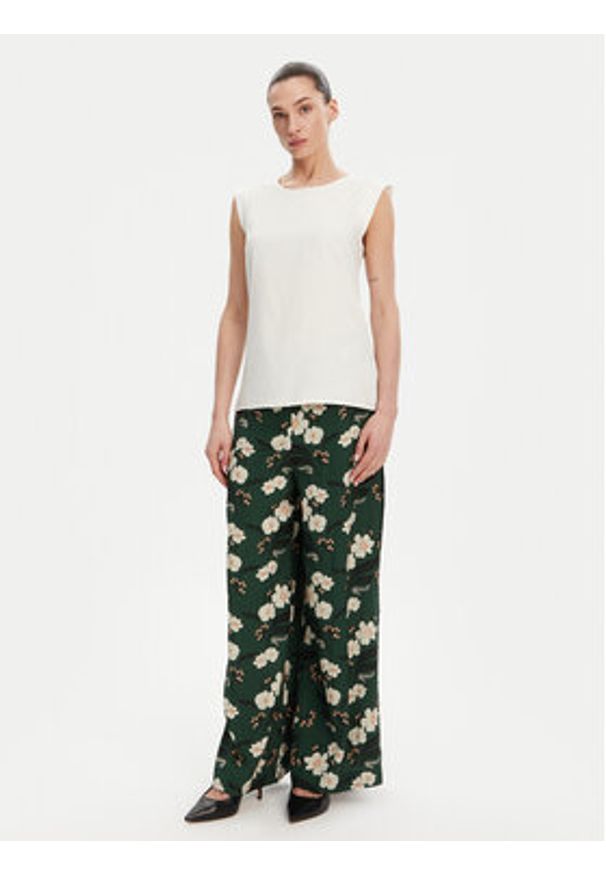 French Connection Bluzka 762ZA Écru Regular Fit. Materiał: syntetyk