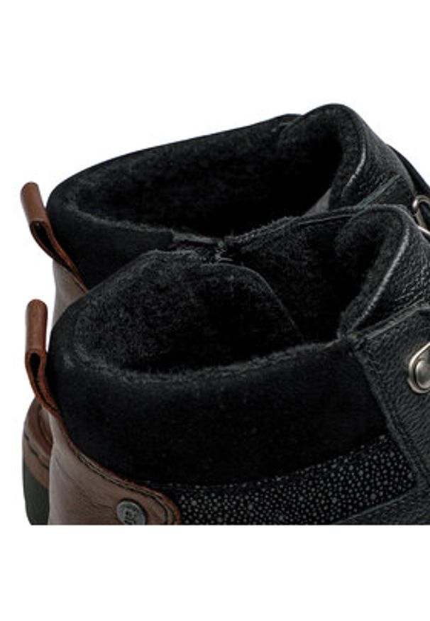 Go Soft Trzewiki WI23-PIKOLA-01 Czarny. Kolor: czarny. Materiał: skóra