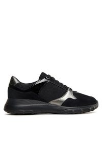 Geox Sneakersy D Alleniee D35LPA 0AS22 C9997 Czarny. Kolor: czarny. Materiał: materiał #1
