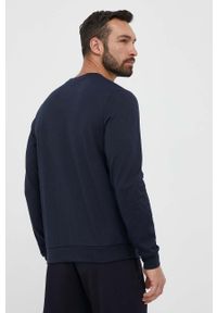 BOSS bluza lounge kolor granatowy z nadrukiem. Kolor: niebieski. Wzór: nadruk #4
