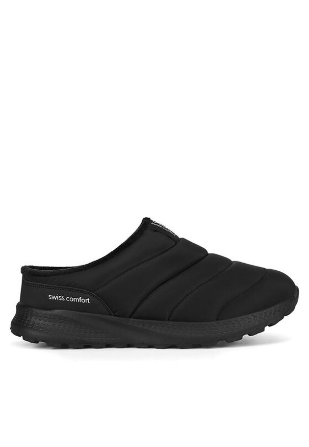 Go Soft Kapcie MF1661-1 Czarny. Kolor: czarny. Materiał: materiał