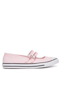Converse Baleriny Chuck Taylor All Star Dainty Mary Jane A11856C Różowy. Kolor: różowy. Materiał: materiał