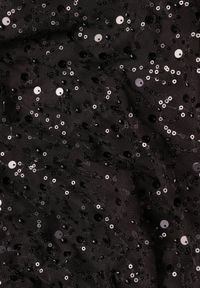 Born2be - Czarna Cekinowa Sukienka VICES o Dopasowanym Kroju z Wiązaniem Adrasalphia. Kolor: czarny. Styl: elegancki, klasyczny #5