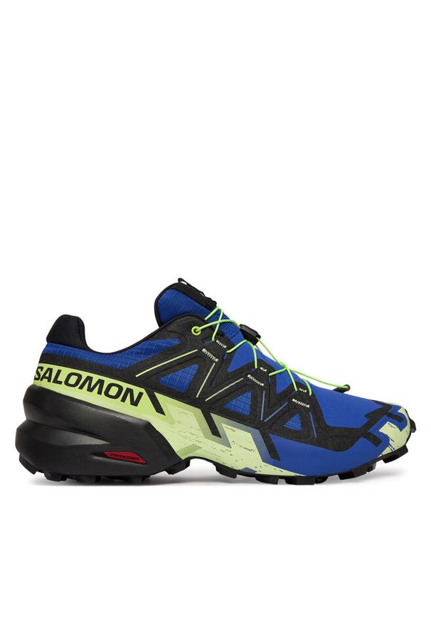 salomon - Buty do biegania Salomon. Kolor: niebieski. Model: Salomon Speedcross
