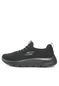 skechers - Skechers Sneakersy Go Walk Flex 216484/BBK Czarny. Kolor: czarny. Materiał: materiał