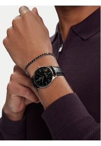 U.S. Polo Assn. Zestaw zegarek i bransoletka Jeremy USP6391TW Czarny. Kolor: czarny