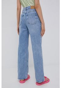 Vero Moda jeansy damskie high waist. Stan: podwyższony. Kolor: niebieski #4