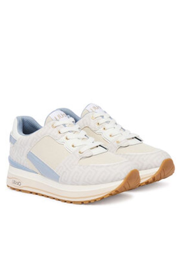 Liu Jo Sneakersy Maxi Wonder 91 BA6011 TX518 Szary. Kolor: szary. Materiał: skóra