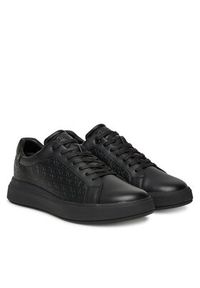Calvin Klein Sneakersy Chunky Low Top Lace Up Mono HM0HM01970 Czarny. Kolor: czarny. Materiał: skóra #5
