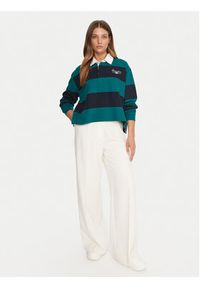Guess Jeans Polo W5BP06 KCPS1 Beżowy Relaxed Fit. Typ kołnierza: polo. Kolor: beżowy. Materiał: bawełna