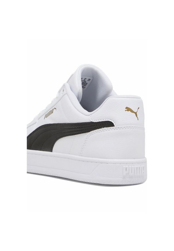 Puma - Sneakersy Caven 2.0 PUMA White Black Gold. Kolor: żółty, biały, wielokolorowy, czarny