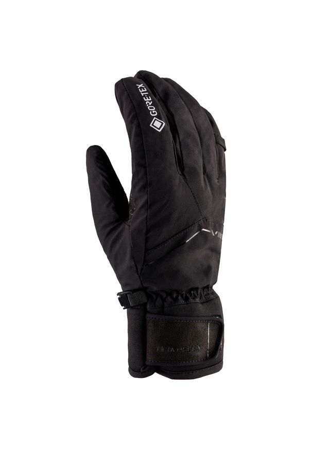 Rękawiczki multifunkcyjne dla dorosłych Viking Skeiron Gore-Tex. Kolor: czarny. Technologia: Gore-Tex. Sezon: zima. Sport: narciarstwo