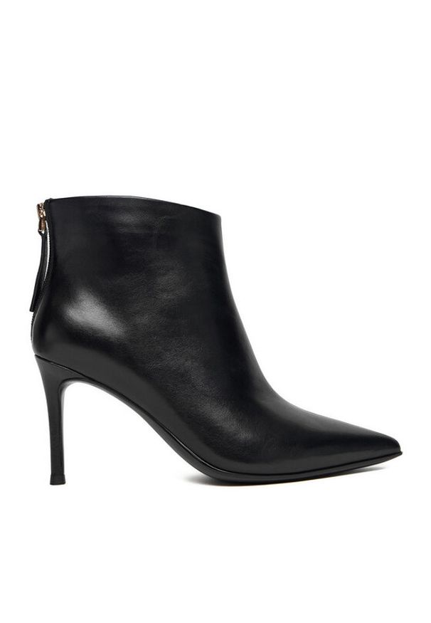 Eva Minge Botki EO-DEN-GLC6303-4-361 Czarny. Kolor: czarny. Materiał: skóra