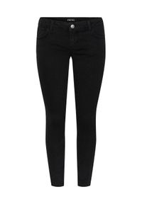 Pieces Jeansy 17144586 Czarny Skinny Fit. Kolor: czarny #1