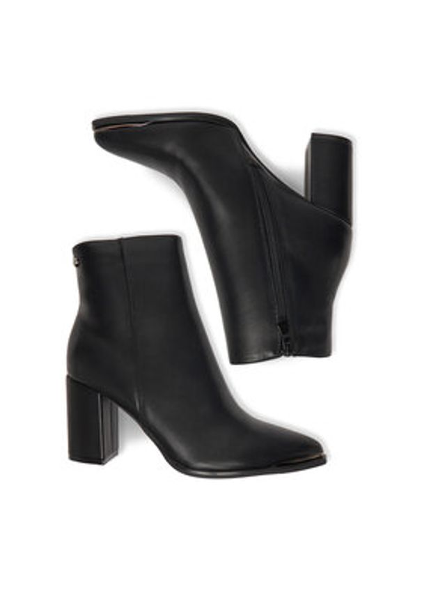 DeeZee Botki HX22069a-6 Czarny. Kolor: czarny. Materiał: syntetyk, materiał