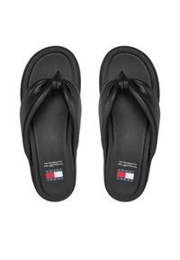 Tommy Jeans Japonki Tjw Wedge Sandal EN0EN02457 Czarny. Kolor: czarny. Materiał: skóra #4