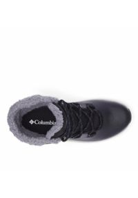 columbia - Buty do chodzenia damskie Columbia Moritza WP. Kolor: czarny. Sezon: zima. Sport: turystyka piesza