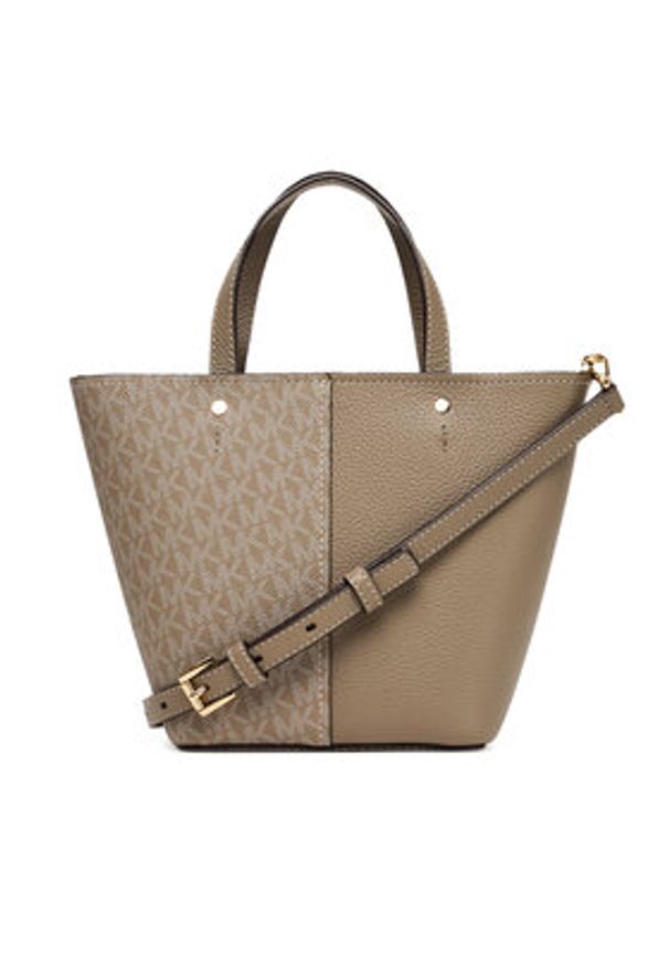 MICHAEL Michael Kors Torebka 32T5GFFC1B Beżowy. Kolor: beżowy. Materiał: skórzane