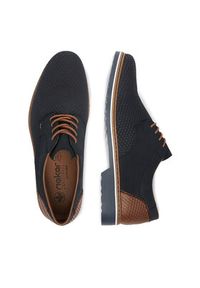 Rieker Półbuty 16504-16 Granatowy. Kolor: niebieski. Materiał: materiał #3