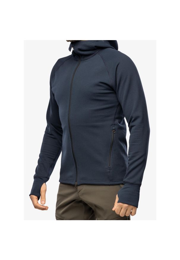 Bluza polarowa męska Houdini Mono Air Houdi. Kolor: niebieski, wielokolorowy, czarny. Materiał: polar. Sport: turystyka piesza