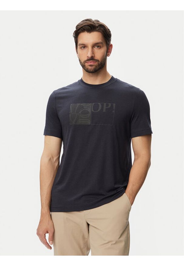 JOOP! T-Shirt Jj-Gislan 30103405 Granatowy Regular Fit. Kolor: niebieski. Materiał: bawełna