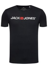 Jack & Jones - Jack&Jones T-Shirt Jjecorp Logo 12137126 Czarny Slim Fit. Kolor: czarny. Materiał: bawełna #4