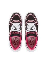 Versace Jeans Couture Sneakersy 78VA3SC4 Czarny. Kolor: czarny. Materiał: skóra #5