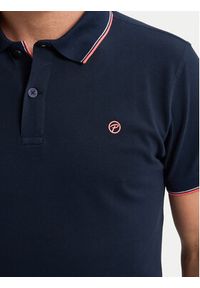 Petrol Industries Polo M-ROS-POL003 Granatowy Regular Fit. Typ kołnierza: polo. Kolor: niebieski. Materiał: bawełna