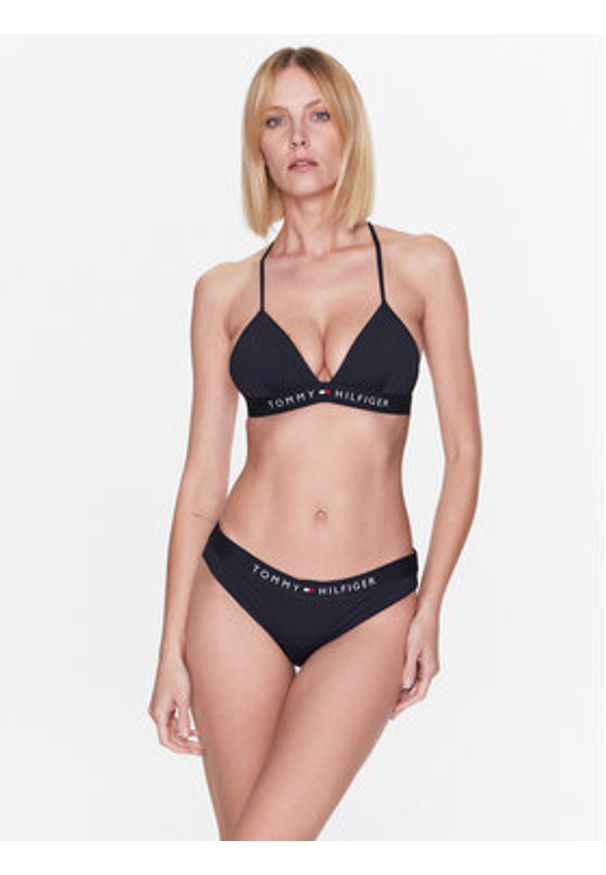 TOMMY HILFIGER - Tommy Hilfiger Góra od bikini UW0UW04109 Granatowy. Kolor: niebieski. Materiał: syntetyk