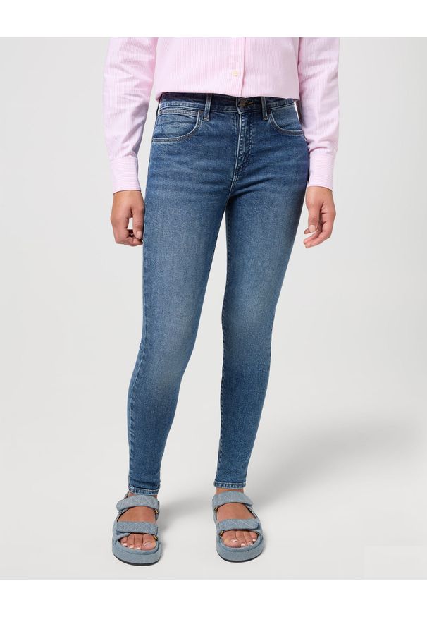 Wrangler - DAMSKIE SPODNIE WRANGLER HIGH SKINNY LOVERS 112351323