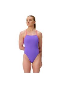 Strój kąpielowy damski Speedo Fl Solid Tie Back Af. Kolor: niebieski. Materiał: materiał #1