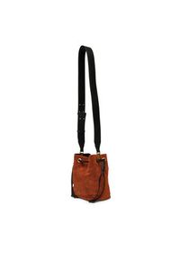 Pinko - PINKO Torebka Secchiello Mini PE 25 PLTT 104303 A2CC Brązowy. Kolor: brązowy. Materiał: skórzane, zamszowe #5
